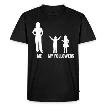 Moi et mes disciples pour les femmes fils et fille - T-shirt Premium bio Homme - noir - Devant - Nico (187cm)