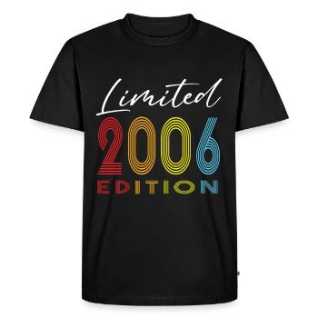 Édition limitée 2006 - T-shirt Premium bio Homme - noir - Devant - Nico (187cm)