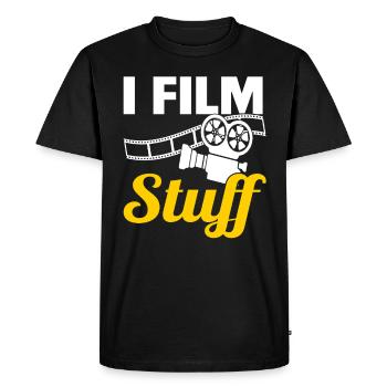 Director Filmmaker Feature Film Film - Men's Premium Organic T-Shirt - black - Front - Nico (187cm)