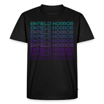 Enfield Horror Cryptozoologie Rétro - T-shirt Premium bio Homme - noir - Devant - Nico (187cm)