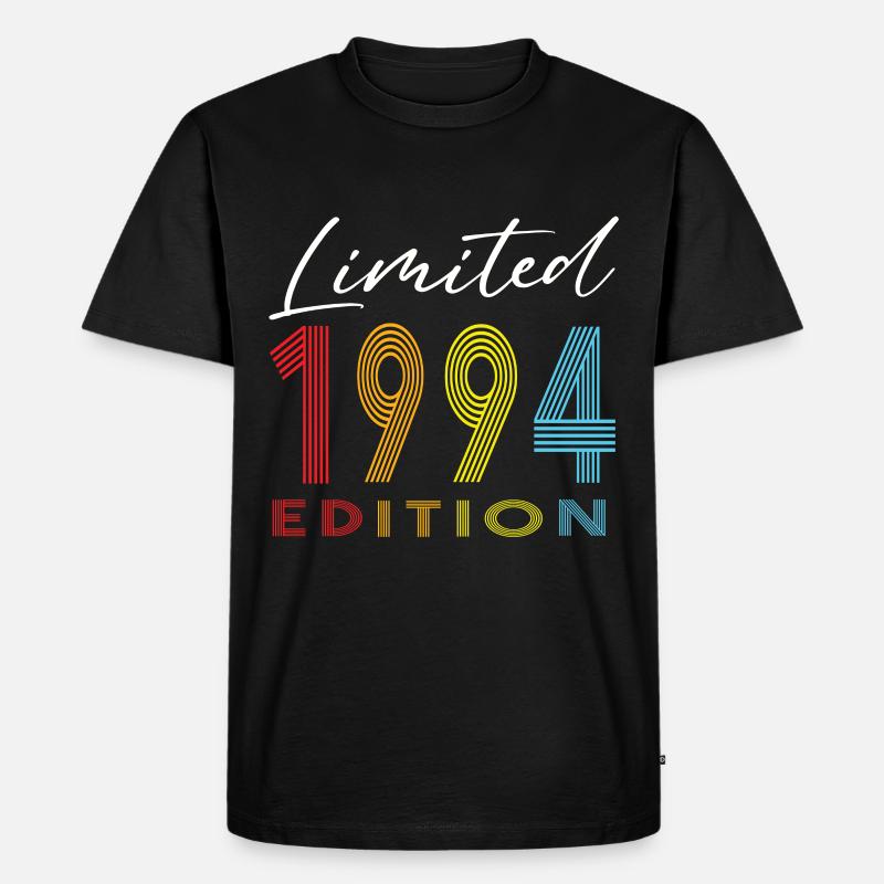 Limited Edition 1994 - Männer Premium Bio T-Shirt - Schwarz