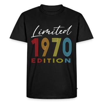 Édition limitée 1970 - T-shirt Premium bio Homme - noir - Devant - Nico (187cm)