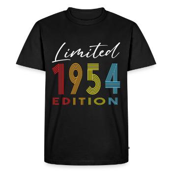 Édition limitée 1954 - T-shirt Premium bio Homme - noir - Devant - Nico (187cm)
