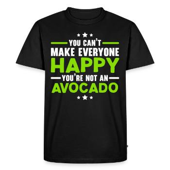 Vous ne pouvez pas rendre tout le monde heureux Vous êtes nic - T-shirt Premium bio Homme - noir - Devant - Nico (187cm)
