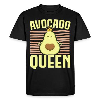 Avocat Reine Avocat Amateur Guac Guacamole - T-shirt Premium bio Homme - noir - Devant - Nico (187cm)