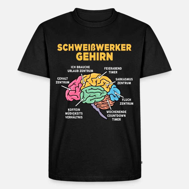 Schweißwerker - Männer Premium Bio T-Shirt - Schwarz