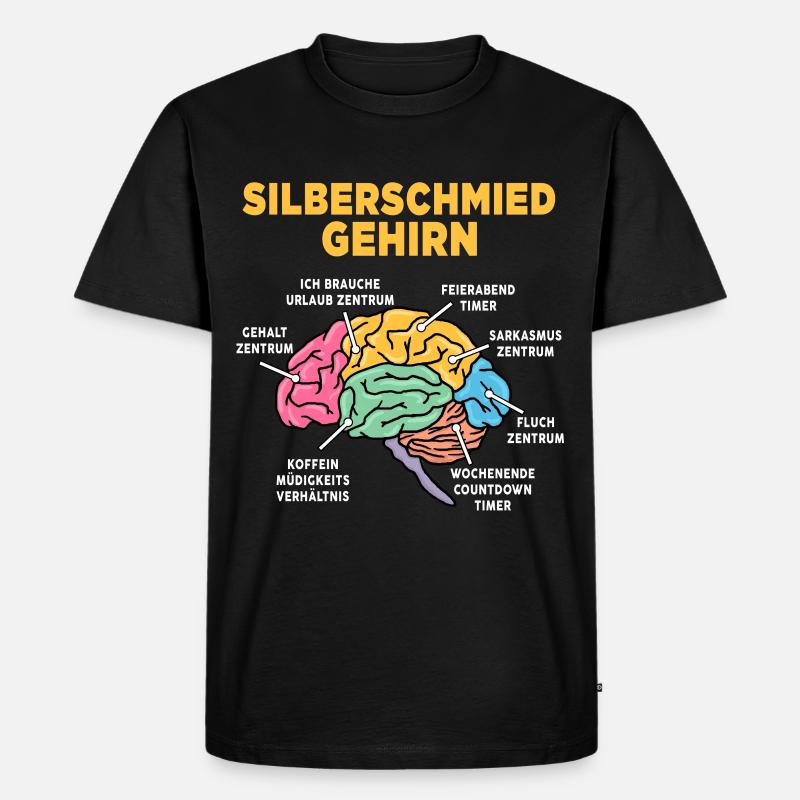 Silberschmied - Männer Premium Bio T-Shirt - Schwarz
