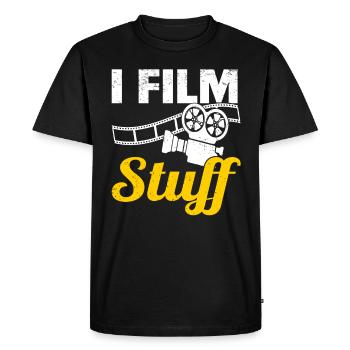 Director Filmmaker Feature Film Film - Men's Premium Organic T-Shirt - black - Front - Nico (187cm)