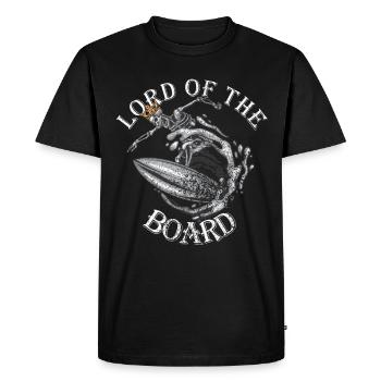 Lord of the Board - Men's Premium Organic T-Shirt - black - Front - Nico (187cm)