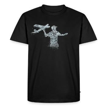Avion RC télécommandé - T-shirt Premium bio Homme - noir - Devant - Nico (187cm)