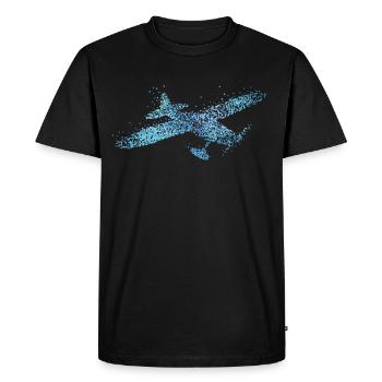 Airplane RC Flyer Fly Model Making - Men's Premium Organic T-Shirt - black - Front - Nico (187cm)