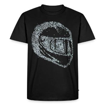 Motorcycle Helmet Motorcycle Motorcyclist - Men's Premium Organic T-Shirt - black - Front - Nico (187cm)
