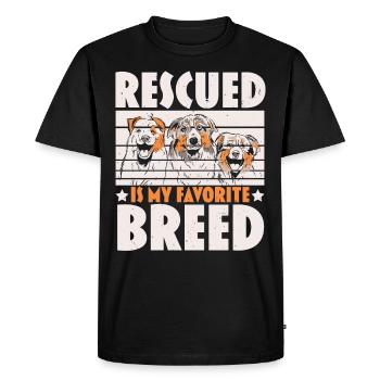 Animal Care Animal Rescuers Animal Rights - Men's Premium Organic T-Shirt - black - Front - Nico (187cm)
