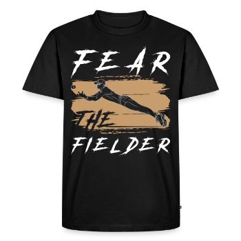 Jeu de sport Baseball Catcher Athlète Style de vie - T-shirt Premium bio Homme - noir - Devant - Nico (187cm)