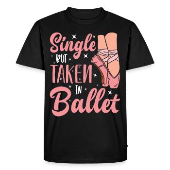 Ballet Classical Lifestyle Ballerina Dance Gesc - Men's Premium Organic T-Shirt - black - Front - Nico (187cm)