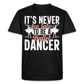 Ballerine professionnelle Lifestyle Ballet Dance G - T-shirt Premium bio Homme - noir - Devant - Nico (187cm)