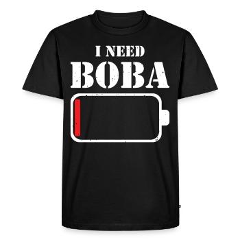 Boba Milktea Lover Bubble Tea Style de vie Gesche - T-shirt Premium bio Homme - noir - Devant - Nico (187cm)
