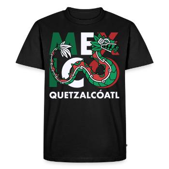 Quetzalcoatl Aztecs Maya Inca Toltec Cadeau - T-shirt Premium bio Homme - noir - Devant - Nico (187cm)
