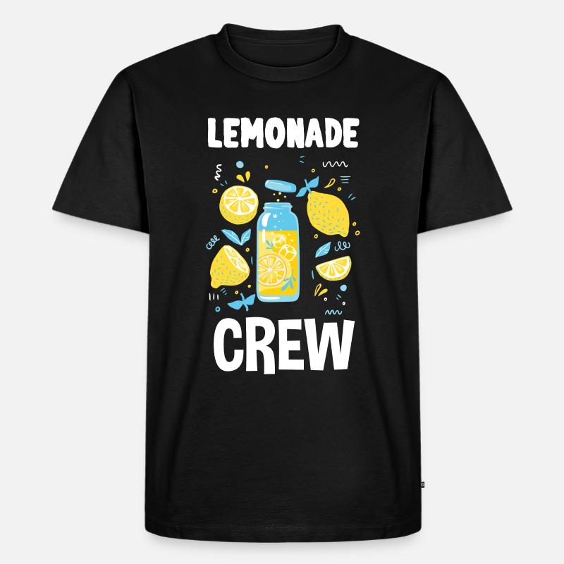 Lemonade Crew Juice Stand - Männer Premium Bio T-Shirt - Schwarz