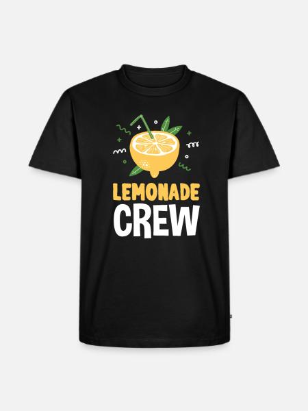 Lemonade Crew Juice Stand - Men's Premium Organic T-Shirt - black