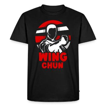 Wing Chun Martial Arts Trainer Martial Arts Training - Men's Premium Organic T-Shirt - black - Front - Nico (187cm)