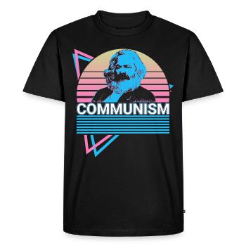 Communisme Karl Marx Marx Marxisme Communiste So - T-shirt Premium bio Homme - noir - Devant - Nico (187cm)