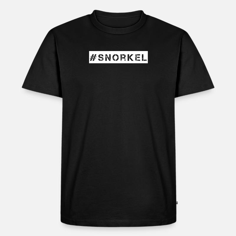 Tauchen - #Snorkel - Männer Premium Bio T-Shirt - Schwarz