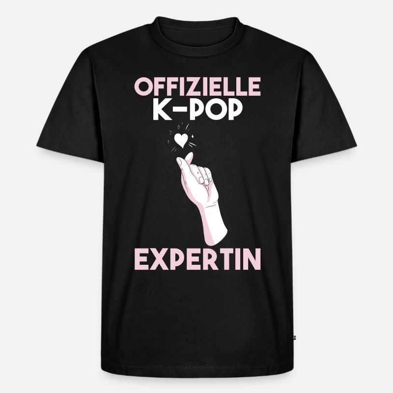 K-pop - Männer Premium Bio T-Shirt - Schwarz