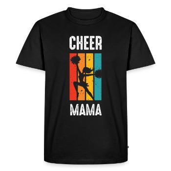 Encouragez maman - T-shirt Premium bio Homme - noir - Devant - Nico (187cm)