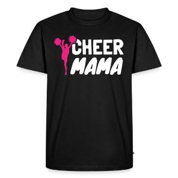 Encouragez maman - T-shirt Premium bio Homme - noir - Devant - Nico (187cm)
