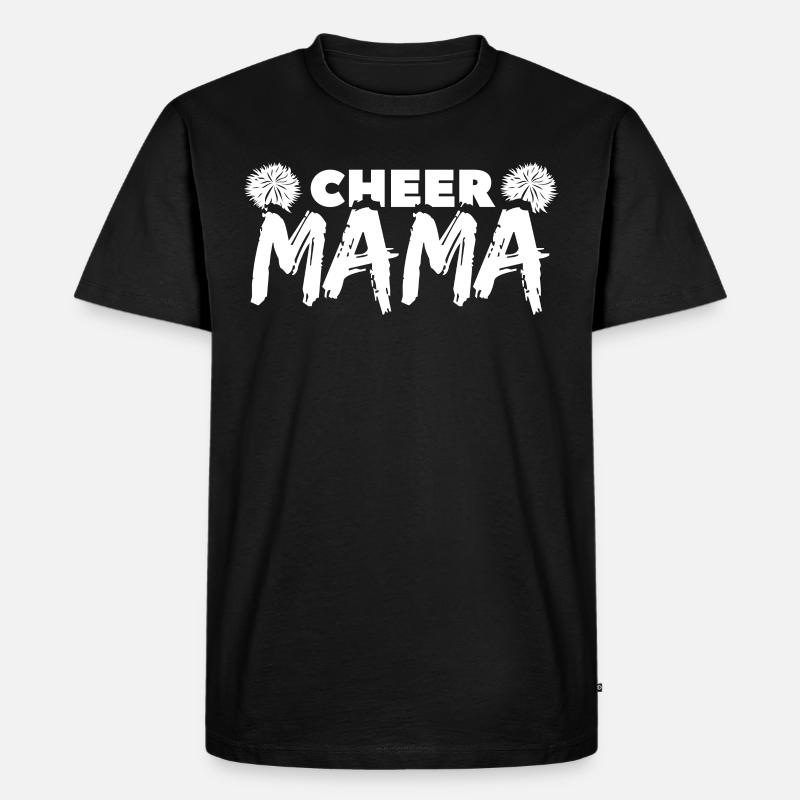 Cheer Mom - Männer Premium Bio T-Shirt - Schwarz