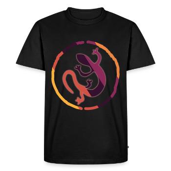 Africa Lovers Tradition Voyage Safari - T-shirt Premium bio Homme - noir - Devant - Nico (187cm)