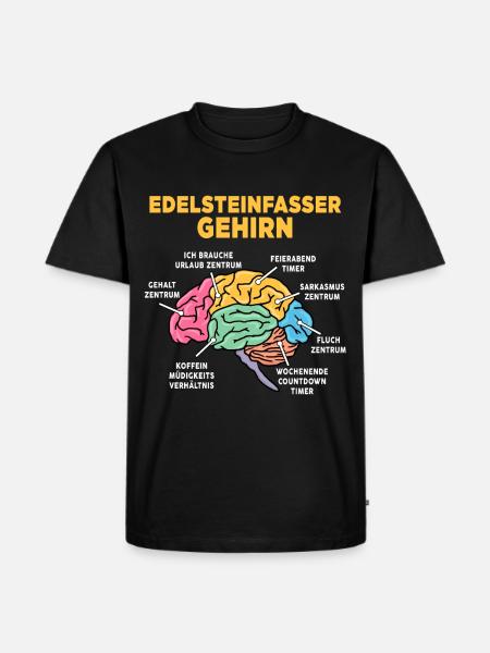 Edelsteinfasser - Männer Premium Bio T-Shirt - Schwarz