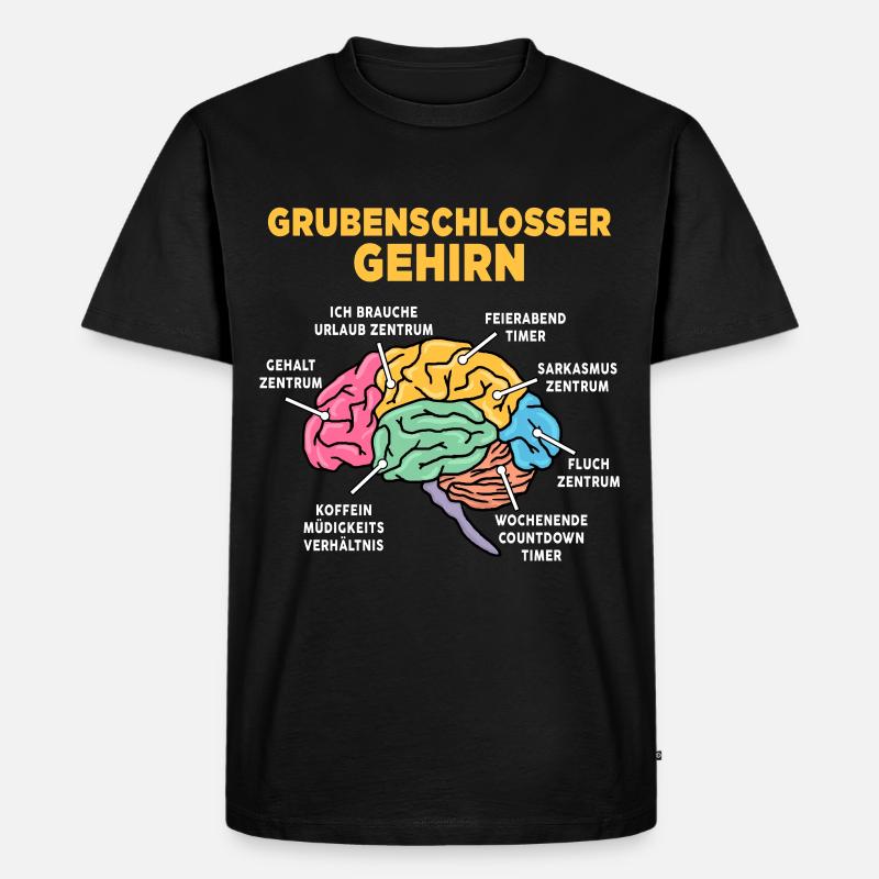 Grubenschlosser - Männer Premium Bio T-Shirt - Schwarz