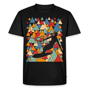 Wakeboard Wakeboard Amateurs de sports nautiques - T-shirt Premium bio Homme - noir - Devant - Nico (187cm)