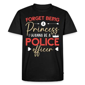 Les femmes les plus fortes et ont fait d’elle une policière - T-shirt Premium bio Homme - noir - Devant - Nico (187cm)