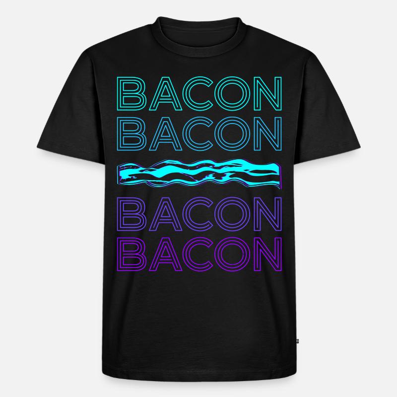 Speck Retro Geschenk - Männer Premium Bio T-Shirt - Schwarz
