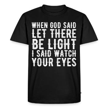 Funny Welder Welder Gift - Men's Premium Organic T-Shirt - black - Front - Nico (187cm)