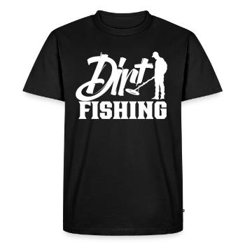 Pêche à la saleté Détection des métaux Détection des métaux - T-shirt Premium bio Homme - noir - Devant - Nico (187cm)