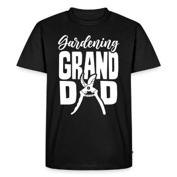 Jardinage Grand-père Jardinier Grand-père Jardin - T-shirt Premium bio Homme - noir - Devant - Nico (187cm)