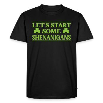 Let's Do A Bit of Nonsense Ireland - Men's Premium Organic T-Shirt - black - Front - Nico (187cm)