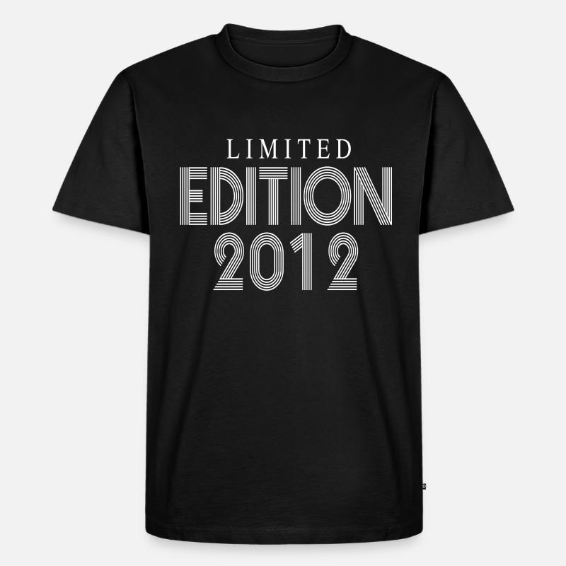 Limited Edition 2012 - Männer Premium Bio T-Shirt - Schwarz