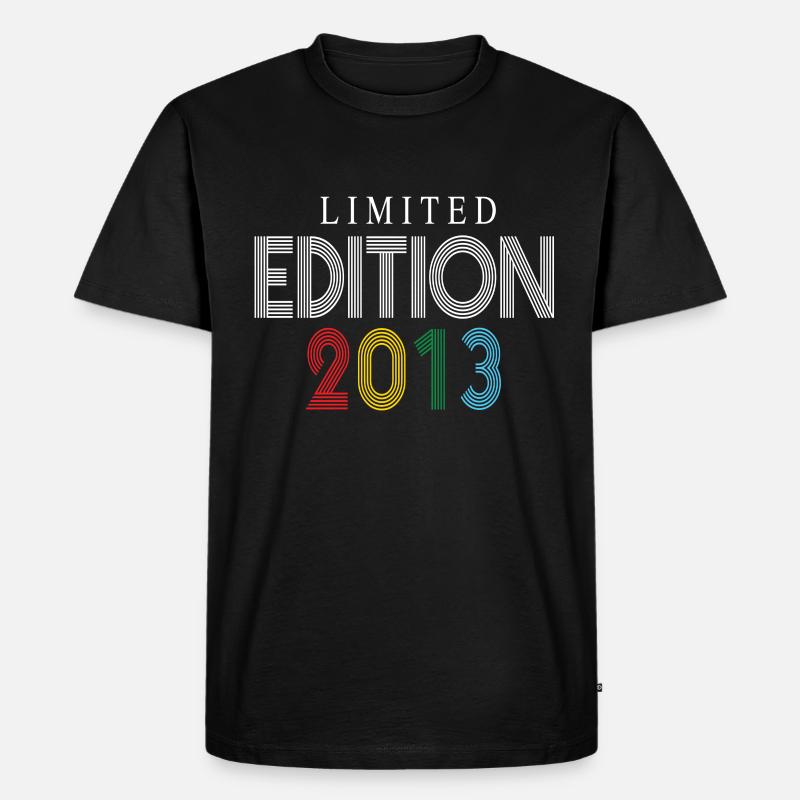 Limited Edition 2013 - Männer Premium Bio T-Shirt - Schwarz