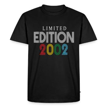 Édition limitée 2002 - T-shirt Premium bio Homme - noir - Devant - Nico (187cm)