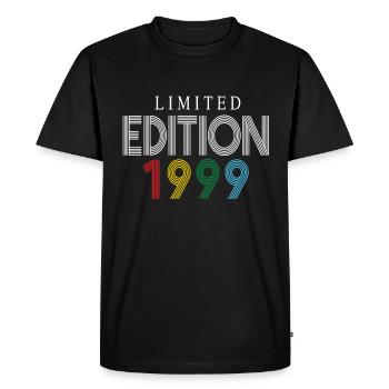 Édition limitée 1999 - T-shirt Premium bio Homme - noir - Devant - Nico (187cm)