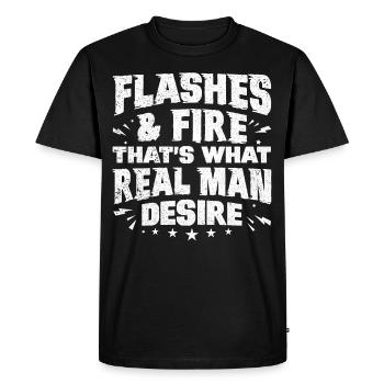 Funny Welder Welder Gift - Men's Premium Organic T-Shirt - black - Front - Nico (187cm)