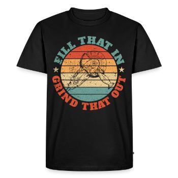Funny Welder Welding Retro Gift - Men's Premium Organic T-Shirt - black - Front - Nico (187cm)