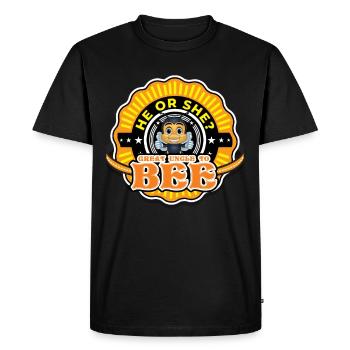 Il ou elle grand-oncle à bee grand-oncle - T-shirt Premium bio Homme - noir - Devant - Nico (187cm)