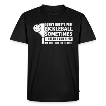 Pickleball Lovers Funny Pickleball - Men's Premium Organic T-Shirt - black - Front - Nico (187cm)