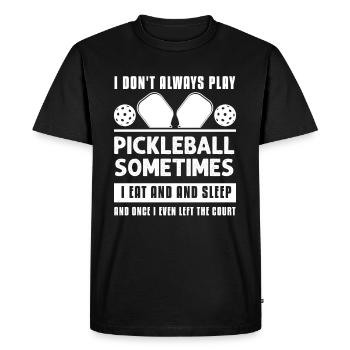 Pickleball Lovers Funny Pickleball - Men's Premium Organic T-Shirt - black - Front - Nico (187cm)